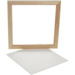 Cadre - naturel - r�f 226240 - bois massif - canevas toil� - d�coration murale