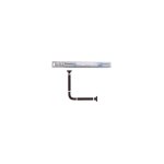 Cadre de support de rideau d'angle pour douche - cm. 80x80
