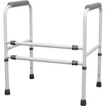 Cadre de toilette autoportant ashford - r�glable en hauteur et en largeur