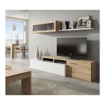 Abitare - meuble tv de salon, ensemble de salon rversible (peut tre positionn dans un angle), avec ...