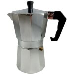 Cafeti�re - aluminium - 6 tasses - gris - non compatible lave - vaisselle - pour adultes