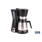 Cafeti�re �lectrique � filtre de 800 w avec carafe isotherme de 1, 2 l pour 12 tasses