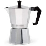 Cafetire et espresso sur la cuisinire, pot  moka pour les cafs italiens et cubains classiques, caf, ...