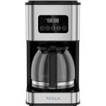 Cafeti�re filtre programmable 1. 5l 12 tasses inox - tesla - cmf201bx
