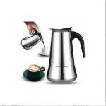 Cafeti�re italienne 12 tasses en acier inoxydable compatible tous feux 12 tasses