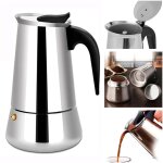 Snq - cafetire italienne, 6, 9, 12 tasses cafetire moka en inox compatible tous types de feux - 600ml ...