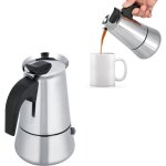 Cafetière moka en acier inoxydable pour cuisinière, cafetière expresso, percolateur, cafetière cubaine ... Cafetière moka en acier inoxydable pour cuisinière, cafetière expresso, percolateur, cafetière cubaine ...