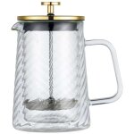 Cafetire / thire thermique  piston 600 ml klausberg kb - 7766