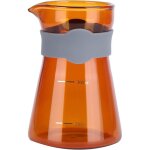 Cafeti�re en verre borosilicat� haute r�sistance avec balance int�gr�e verseuse thermor�sistante contr�le ...