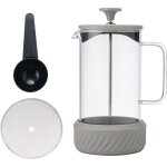 La cafetière zero - cafeteria de 8 tasses de latte / crème, presse à café sans dégâts, résistant à la ... La cafetière zero - cafeteria de 8 tasses de latte / crème, presse à café sans dégâts, résistant à la ...
