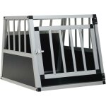 Helloshop26 - cage pour chien avec une porte 54 x 69 x 50 cm noir Helloshop26 - cage pour chien avec une porte 54 x 69 x 50 cm noir