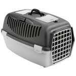 Animallparadise - cage gulliver 2, gris, taille 36 x 55 x 35 cm, transport pour chien max 8 kg.