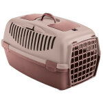 Animallparadise - cage gulliver 3, rose, taille 40 x 61 x 38 cm, transport pour chien max 12 kg