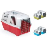 Cage de transport en m�tal pratiko pour chiens et chats, porte en m�tal, 58, 5 x 35, 5 x 40 cm
