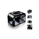 Morin - cage de transport pliante double en cordura / nylon dsignation : cage double 39725