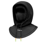 Cagoule de sport coupe - vent et chaude avec capuche pour le trekking motoris - noir