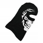 Cagoule t�te de mort en coton style motard chopper s / m