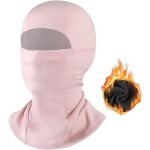 Cagoule unisexe coupe - vent et thermique, adapte au cyclisme,  la moto et au ski, unisexe, rose