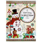 Cahier de coloriage no�l 21x28cm multicolore - paris prix