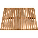 Caillebotis de douche wenko sortie de piscine, sauna, avec pieds antidrapants, usage intrieur ou extrieur, ...
