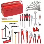 Caisse a outils sanitaire et chauffage 47 pi�ces kstools