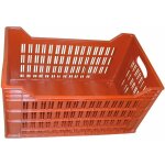 Caisse r�colte gerbable fond plein, cot�s ajour�s 50 x 30 x 27 34 l