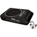 Caisson actif caliber bc108us - 500w - extra plat avec haut - parleur de grave de 20 cm - noir
