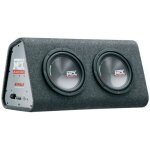 Caisson de grave - mtx audio - actif reflex avec double subwoofers 20cm - ampli classe - d 240wrms - ...