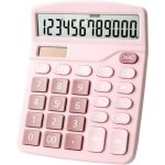 Calculatrice de bureau fonction standard � 12 chiffres - pink?