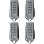 Cale de butée de porte robuste en caoutchouc 4 pièces, adaptée aux carreaux de céramique, au béton et ... Cale de butée de porte robuste en caoutchouc 4 pièces, adaptée aux carreaux de céramique, au béton et ...