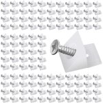 Cales en plastique pour meuble tiroir, fond de tiroir connecteur avec vis querre de fixation renfort ...