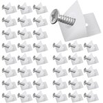 Cales en plastique pour meuble tiroir, fond de tiroir connecteur avec vis �querre de fixation renfort ...