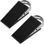 Cale de porte, 2 pcs cale porte robustes, bute de portes en caoutchouc antidrapant pour une utilisation ...