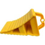 Cale roue de voiture, cale roue caoutchouc, cale pour remorque avec poign�e, bloc anti - d�rapant, cale ...
