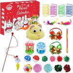 Calendrier de l'avent 2025 jouet pour chat - calendrier de compte  rebours de nol pour chaton jouets ...