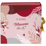 Calendrier d'avent maman 5 bougies rouge home deco factory