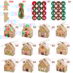 Calendrier de l'avent vide a remplir soi meme, 24pcs boite calendrier de l'avent maison reutilisable ...