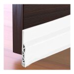 Calfeutrer bas de porte, bande d'etanchit en silicone souple isolant phonique thermique anti bruit ...