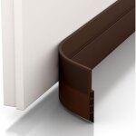 Calfeutrer bas de porte, bande d'etanch�it� en silicone souple isolant phonique thermique anti bruit ...