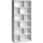Calicosy - bibliothque multi - rangements 6 niveaux h206 cm - 4you