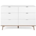 Calicosy - commode 6 tiroirs l120 cm - copenhague