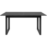 Finori - calicosy - table à manger extensible rectangulaire effet ardoise anthracite l160 / 200 cm - ... Finori - calicosy - table à manger extensible rectangulaire effet ardoise anthracite l160 / 200 cm - ...