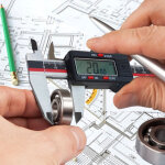 Caliper num�rique en acier inoxydable �tanche et r�sistant � la poussi�re caliper num�rique de 150 mm ...