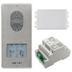 Bpt - kit d'interphone base installation avec platine lithos systme  2 fils