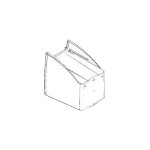 Came - pi�ce d�tach�e couvercle moteur c - bx 119ricx035