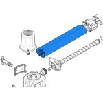 Came - tige motor�ducteur post�rieur - krono 3 119rid175