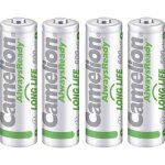 Camelion alwaysready solar pile rechargeable lr6 (aa) nimh 600 mah 1. 2 v 4 pc(s)