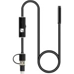 Cam�ra endoscopique 3 en 1 de 1 pi�ce 480p 5, 5 mm avec rigide ip67 �tanche pour l'entretien automobile ...