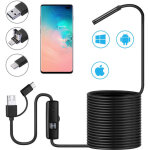 Cam�ra endoscopique 3 en 1, cam�ra sous - marine pour dragage de pipelines industriels, sonde d'entretien ...