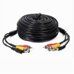 Camera extension cable bnc audio video surveillance 10mt cv - tel002 maxtech